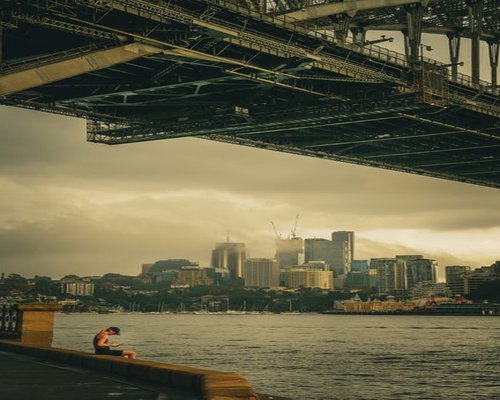 Cinematic view of an Australian city waterfront reflecting the premium lifestyle theme
