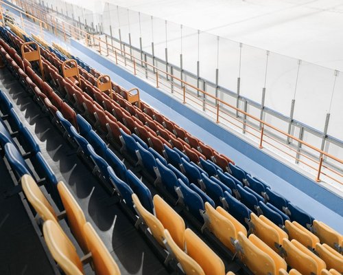 Esports stadium seating concept view